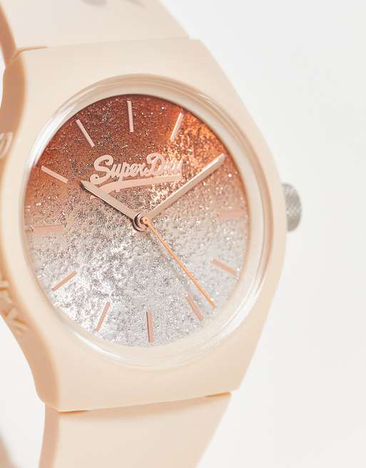 Superdry pink 2024 watch