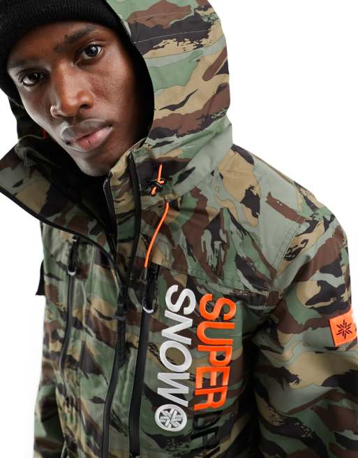 Superdry snow 2025 camo jacket