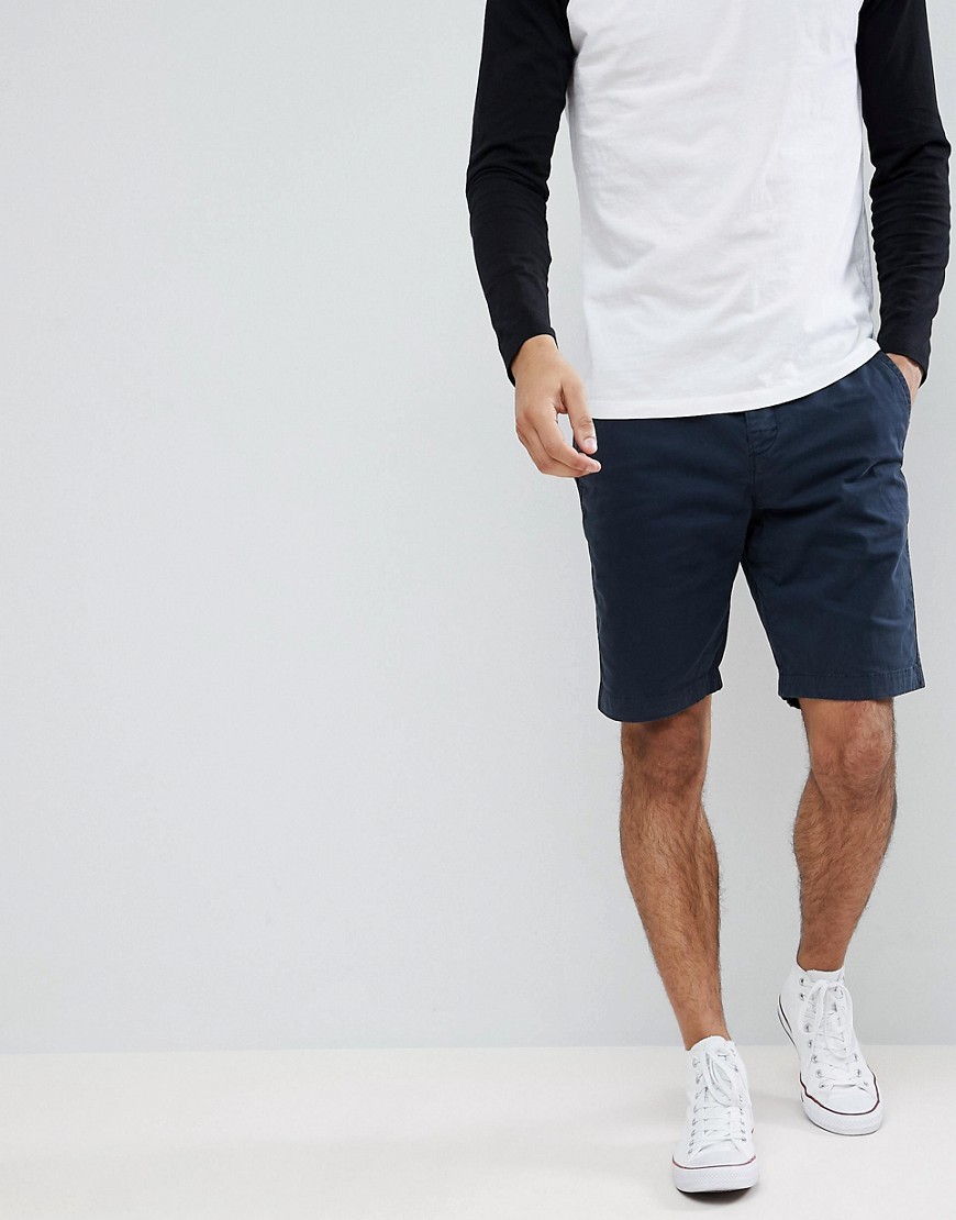 Superdry Slim Fit Chino Short In Navy In Blue