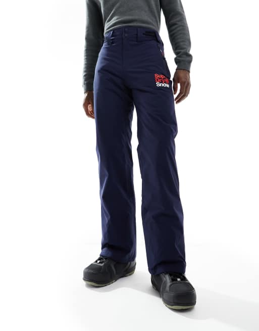 Slim Superdry Snow Trousers Superdry Slim Ski Trousers In Rich