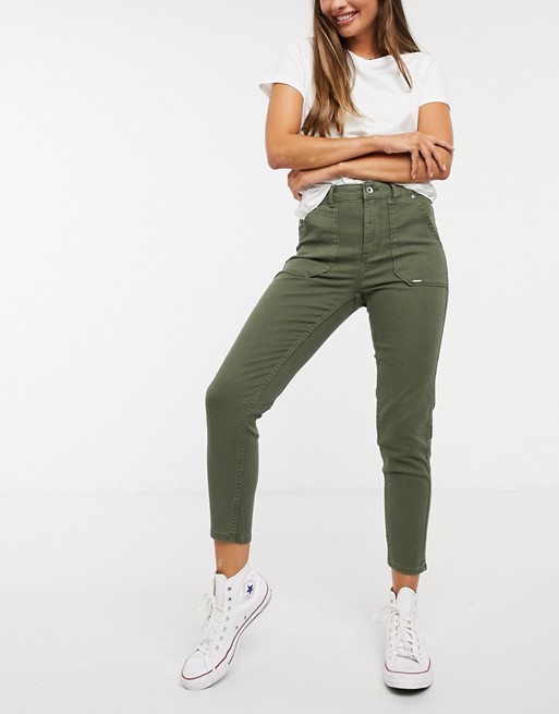Superdry Slim Utility Trousers in Green
