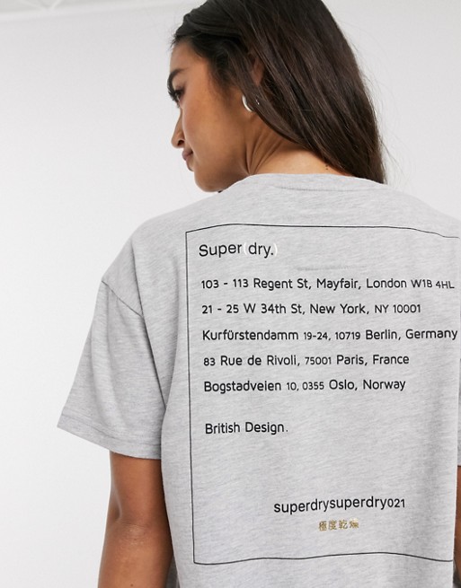 Superdry smaller logo t-shirt