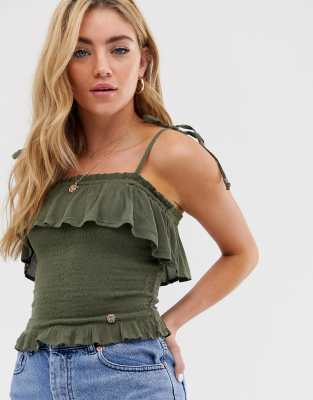 smocked camisole