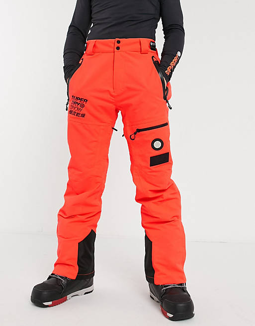 Superdry - Combinaison de ski - Orange noir