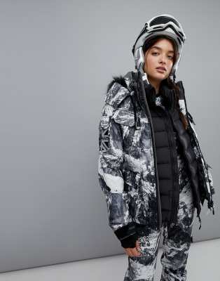 asos snow jacket