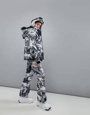 asos snow jacket