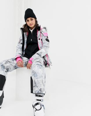 asos snow jacket