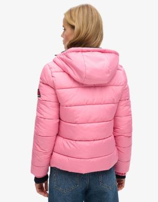 Superdry - Spirit Sports - Pufferjacke in Rosa