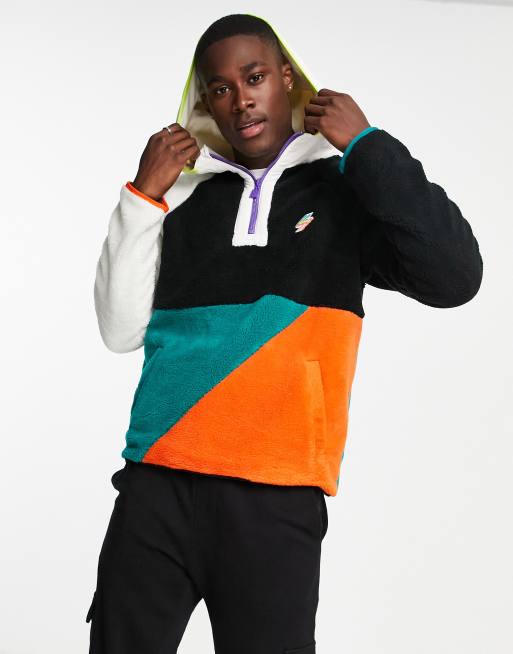 Sherpa hoodie clearance asos