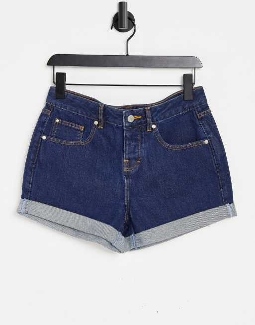 Superdry - Steph - Boyfriend short in indigoblauw