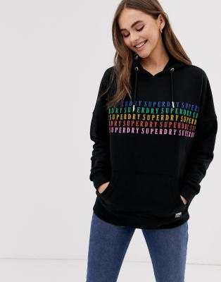 superdry longline hoodie