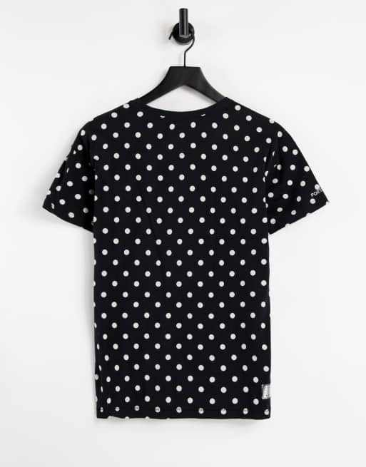 Superdry - Studio 395 - T-shirt met stippenprint en logo in zwart, 2 van 4