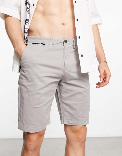 Superdry studios core chino shorts in grey | ASOS