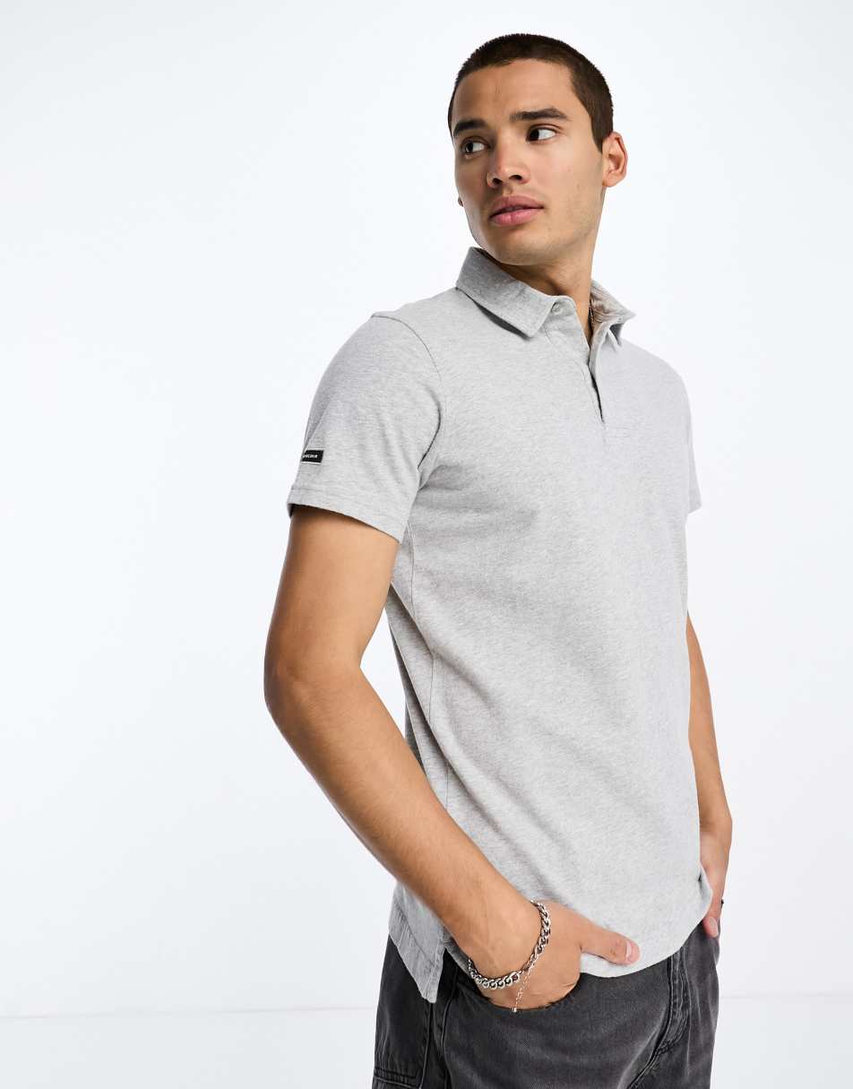 Superdry studios polo in grey