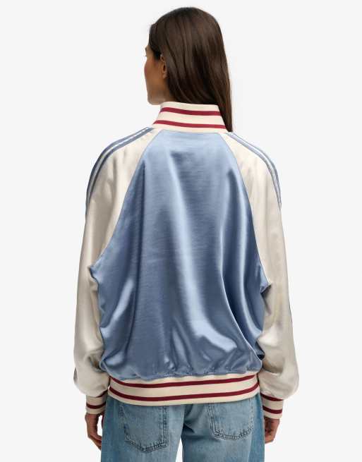 Superdry Suika Trainingsjacke in Tidal Blue, 2 von 4