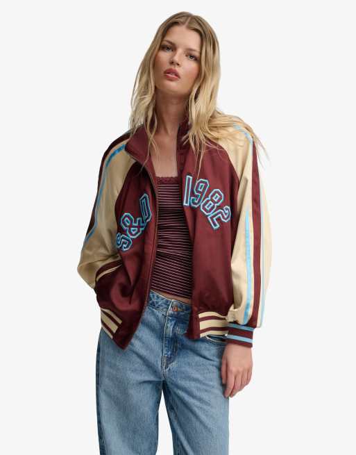 Superdry Suika veste de survêtement bordeaux multicolore Andorra