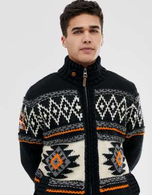 superdry long cardigan