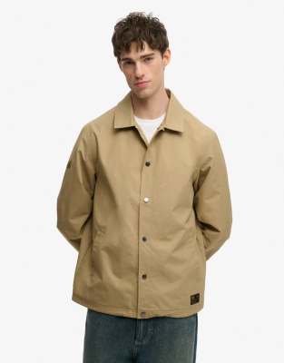 Superdry Surplus Otto Coach Jacket In Brown