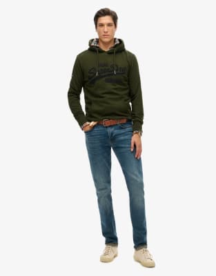 Sweat Superdry Violet - Taille S - Occasion Très Bon État