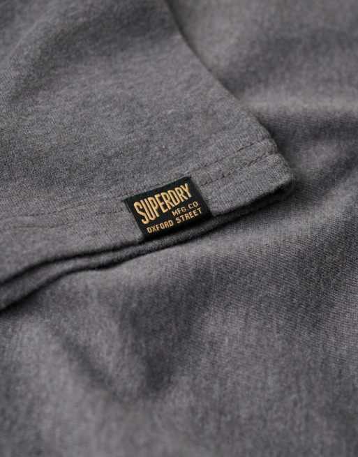 Superdry - T-shirt avec logo vintage sur la poitrine - Gris granite chiné, 5 de 6