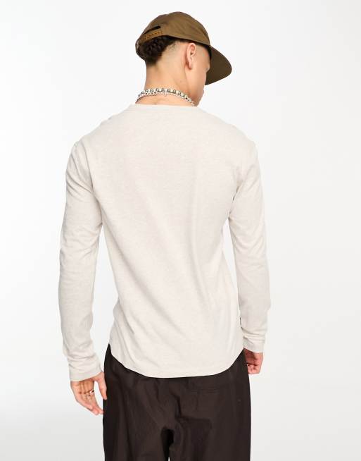 Superdry T shirt manches longues avec logo vintage Cr me