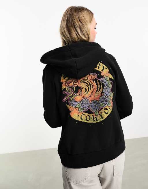 Superdry 2025 rhinestone hoodie