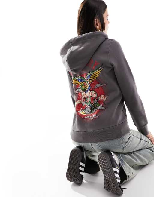 Superdry deals rhinestone hoodie