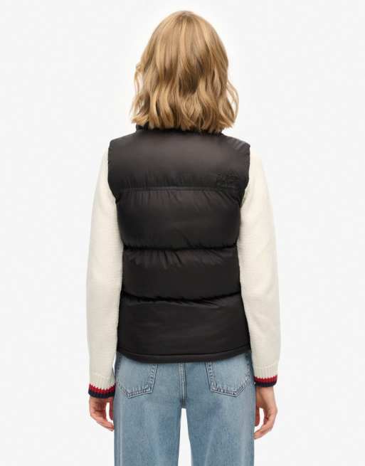 Superdry Tech padded gilet in black/black, 5 of 5