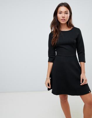 textured skater dress