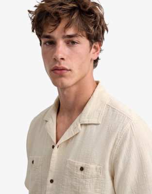 Superdry Beige Hemd Merchant - Bild 4
