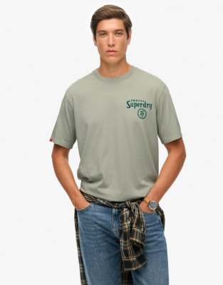 Superdry Grau T-Shirt Tokyo Narrative - Bild 2