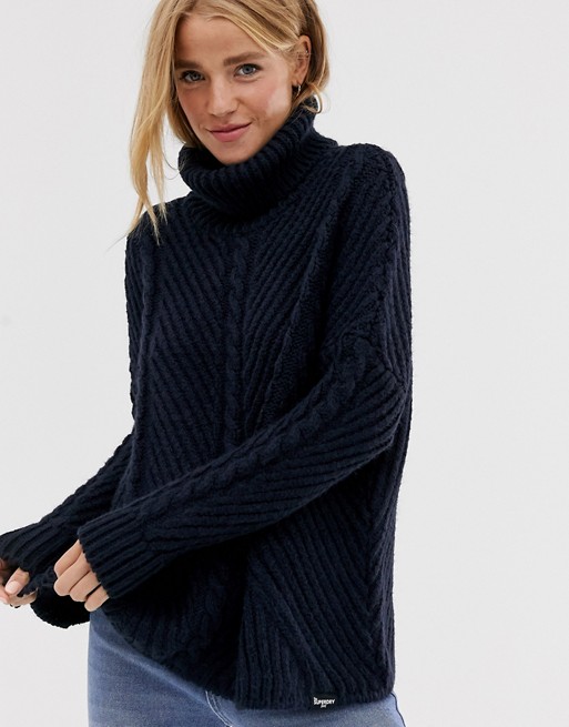 Superdry Tori cable knit jumper