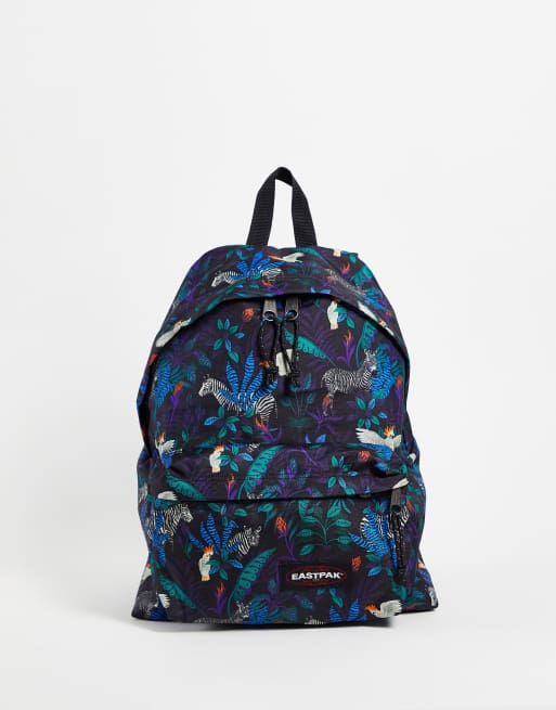 Superdry - Tote met tropische print en touwhengsel in groen
