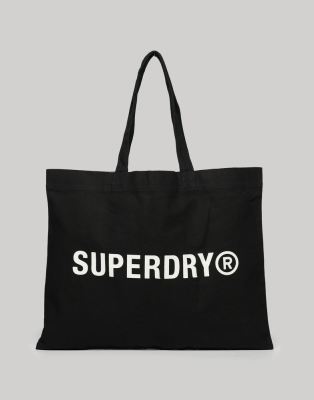 Superdry - Tragetasche in Schwarz