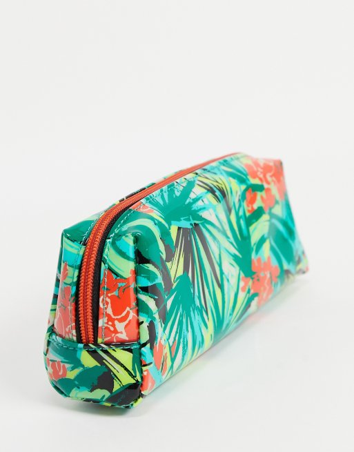 Superdry - Trousse en plastique souple avec imprimé tropical - Vert, 2 de 4