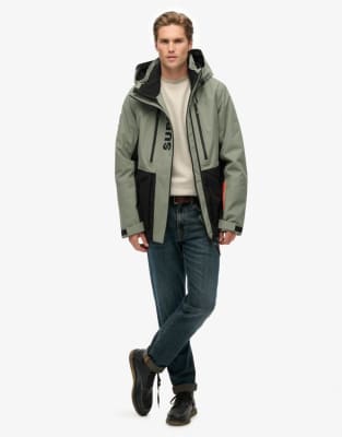 Superdry Ultimate Freestyle Ski Jacket In Green