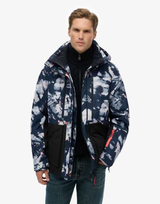 Superdry - Ultimate Freestyle - Veste de ski à imprimé tag