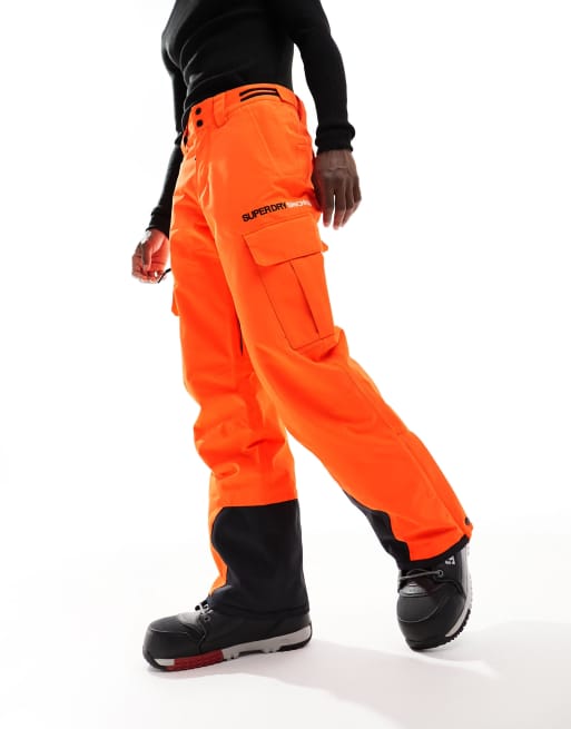 Pantalon de ski orange fluo hot sale