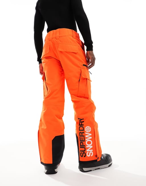 Superdry Ultimate Rescue Pantalon de ski Orange soleil fluo