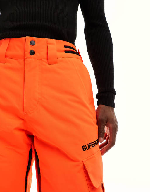 Superdry Ultimate Rescue Pantalon de ski Orange soleil fluo