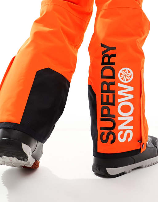 Superdry Ultimate Rescue Pantalon de ski Orange soleil fluo