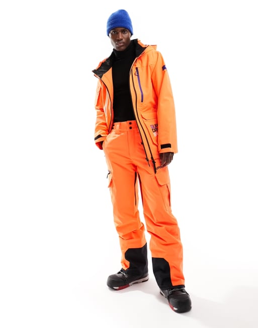 Homme - Pantalon de ski Ultimate Rescue Orange Soleil Fluo