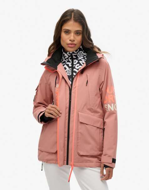 Superdry - Ultimate Rescue - Veste de ski - Rose cendré - view 1