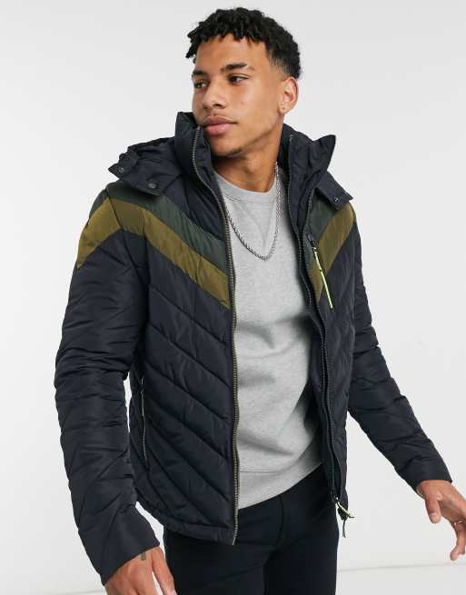 Fuji chevron hood outlet jacket