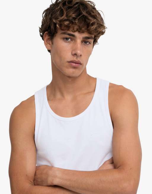 Superdry – Unbrushed – Basic-Trägertop in Optic mit Logo, 4 von 4