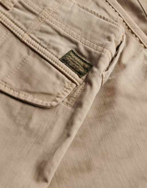 Superdry Utility chino shorts in overcast beige, 6 of 7