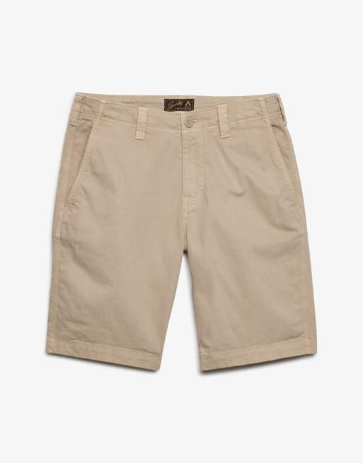 Superdry Utility chino shorts in overcast beige, 7 of 7