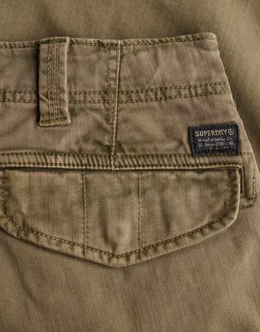 Superdry – Utility-Chino-Shorts in Schnittlauchgrün, 6 von 7
