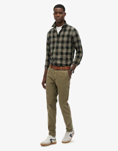 Superdry – Utility-Chinohose in Schnittlauchgrün - view 1