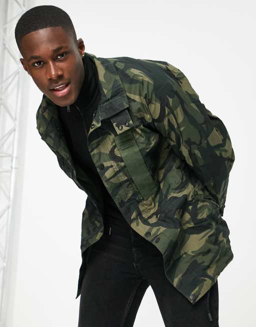 Superdry 2025 camouflage coat